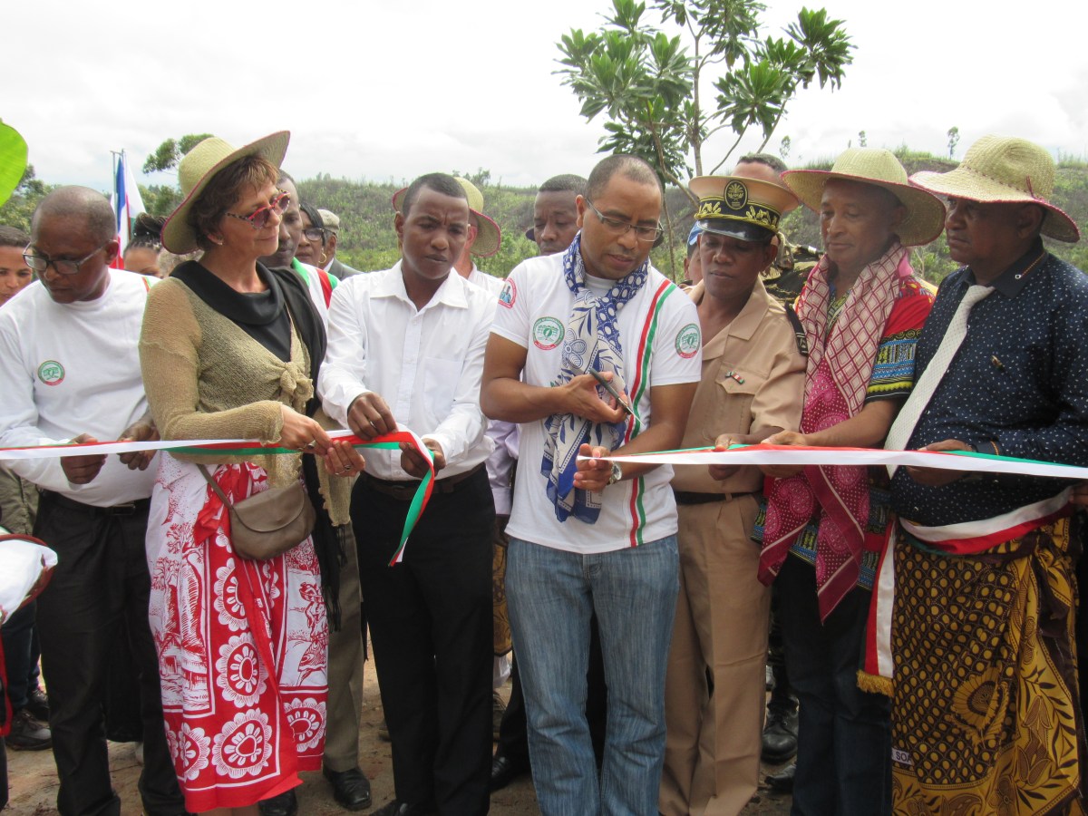 Le Ministre à&nbsp;Ampahantany